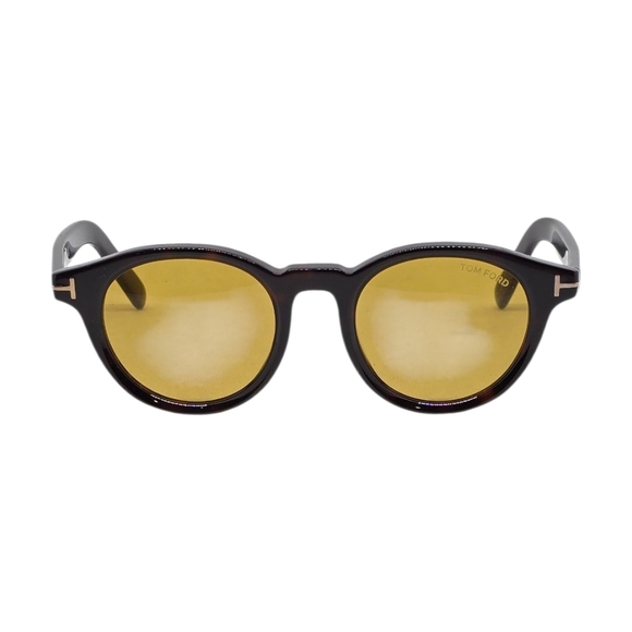 Tom Ford Black Sunglasses with Gold Lenses - Picture 1 of 6